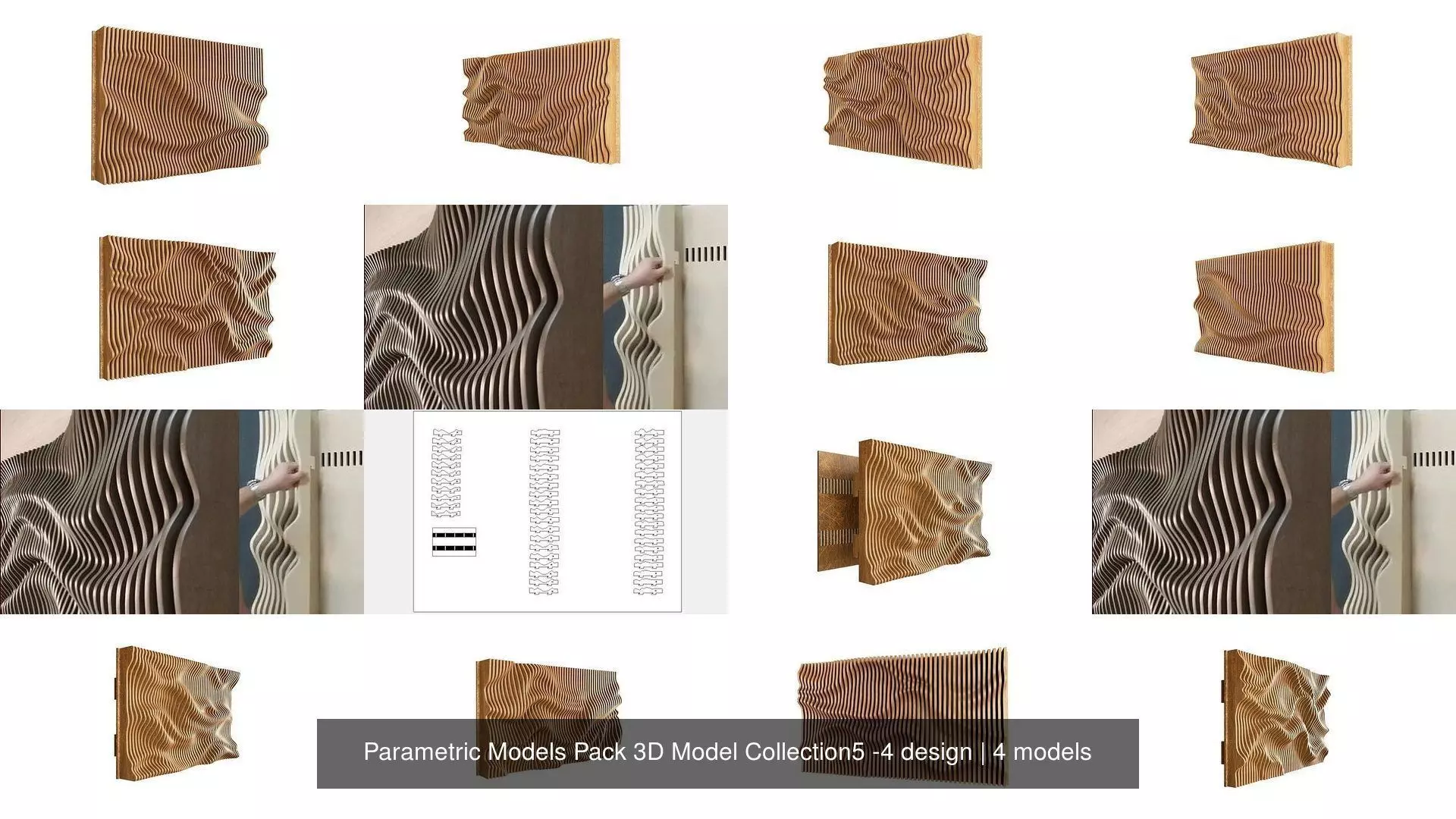 Parametric Models Pack 3D Model Collection5 -4 design _1