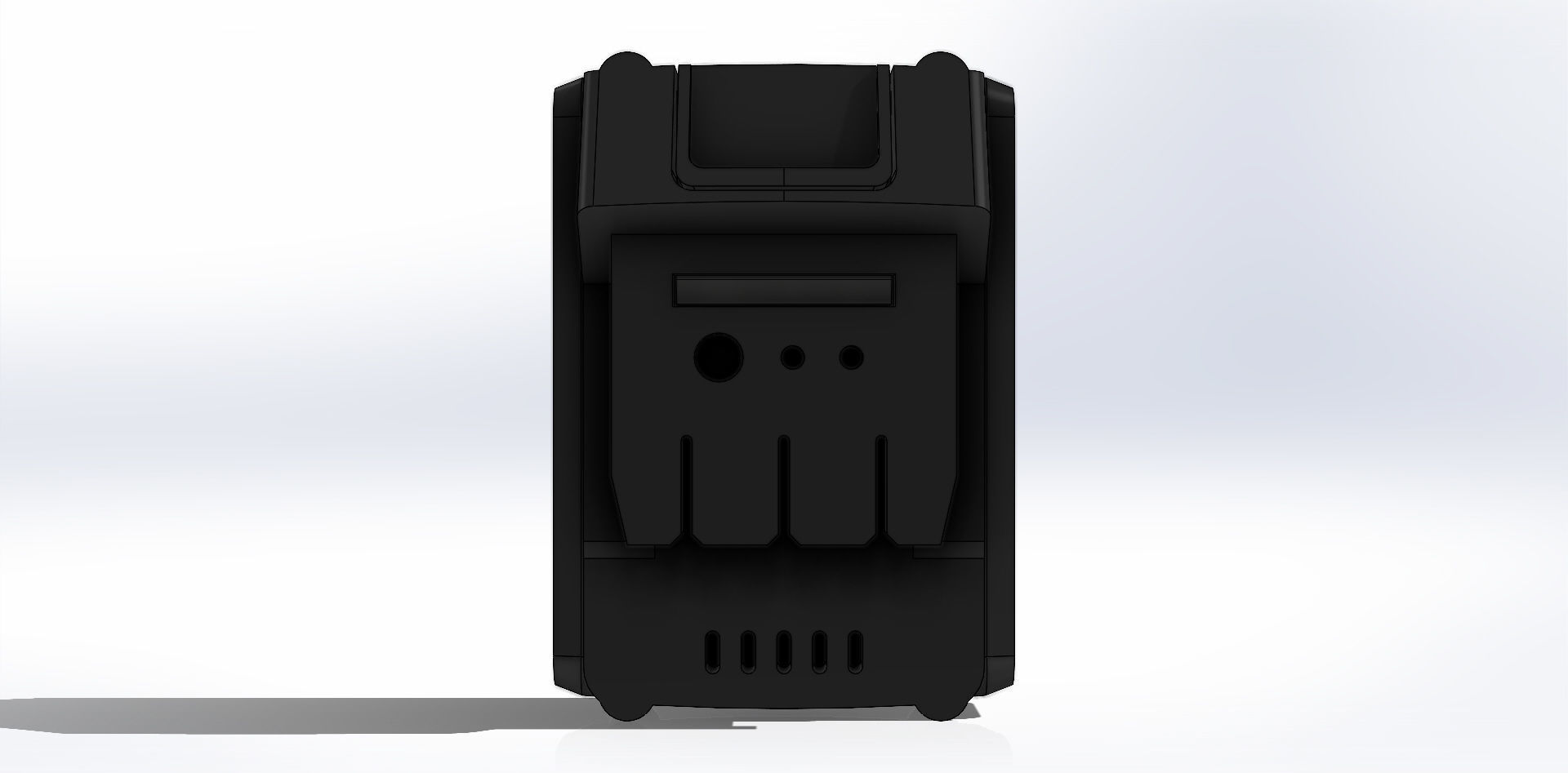Bateria 12V Battery 3D model_8