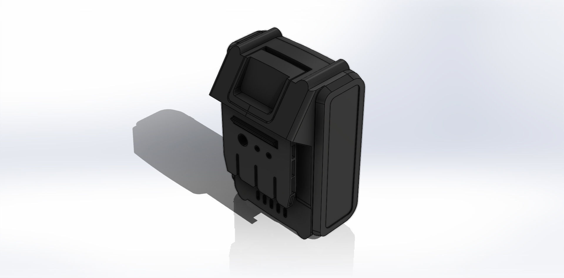 Bateria 12V Battery 3D model_1
