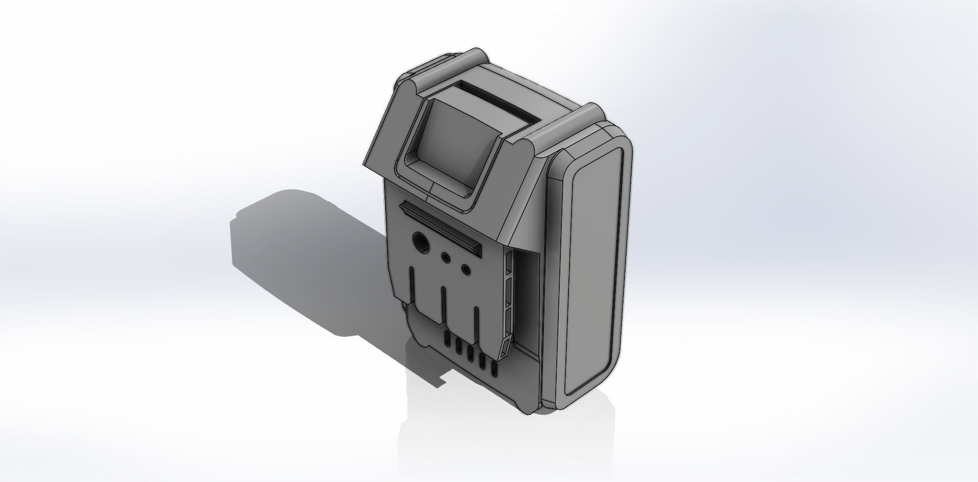 Bateria 12V Battery 3D model_14