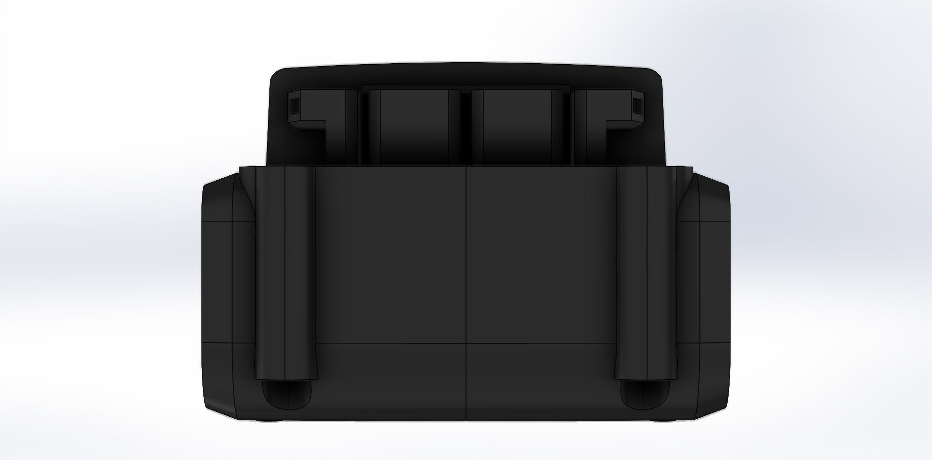 Bateria 12V Battery 3D model_4