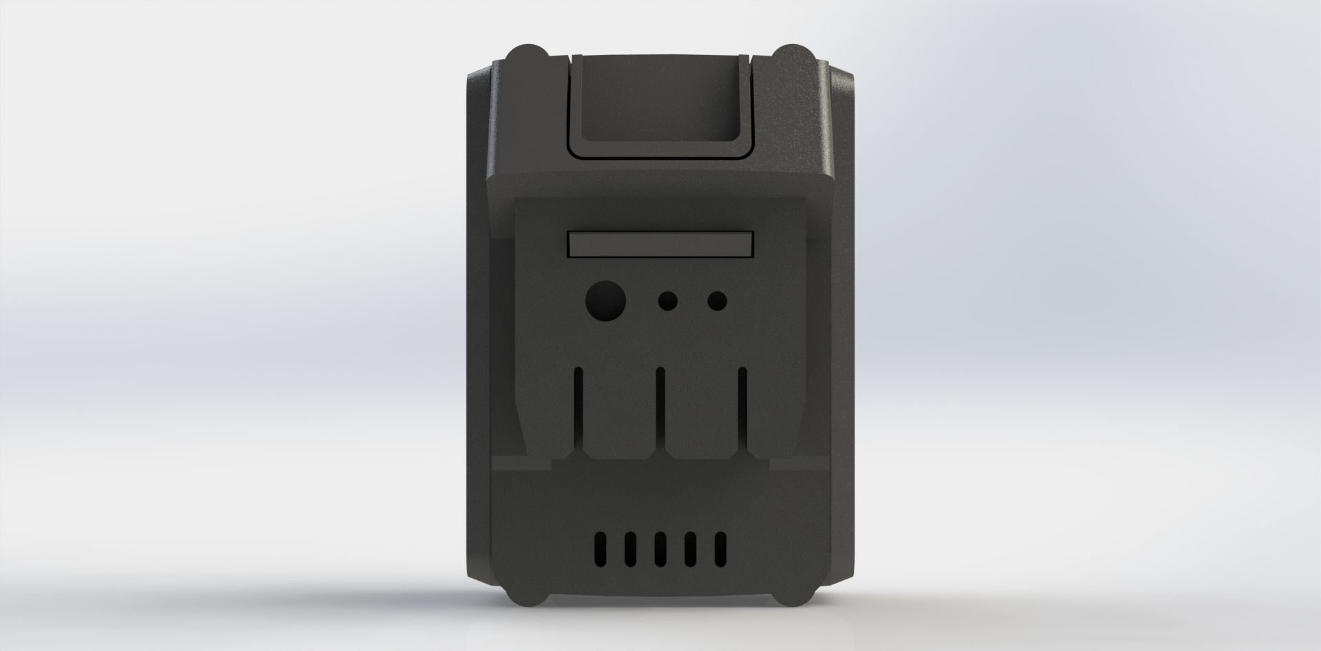 Bateria 12V Battery 3D model_9