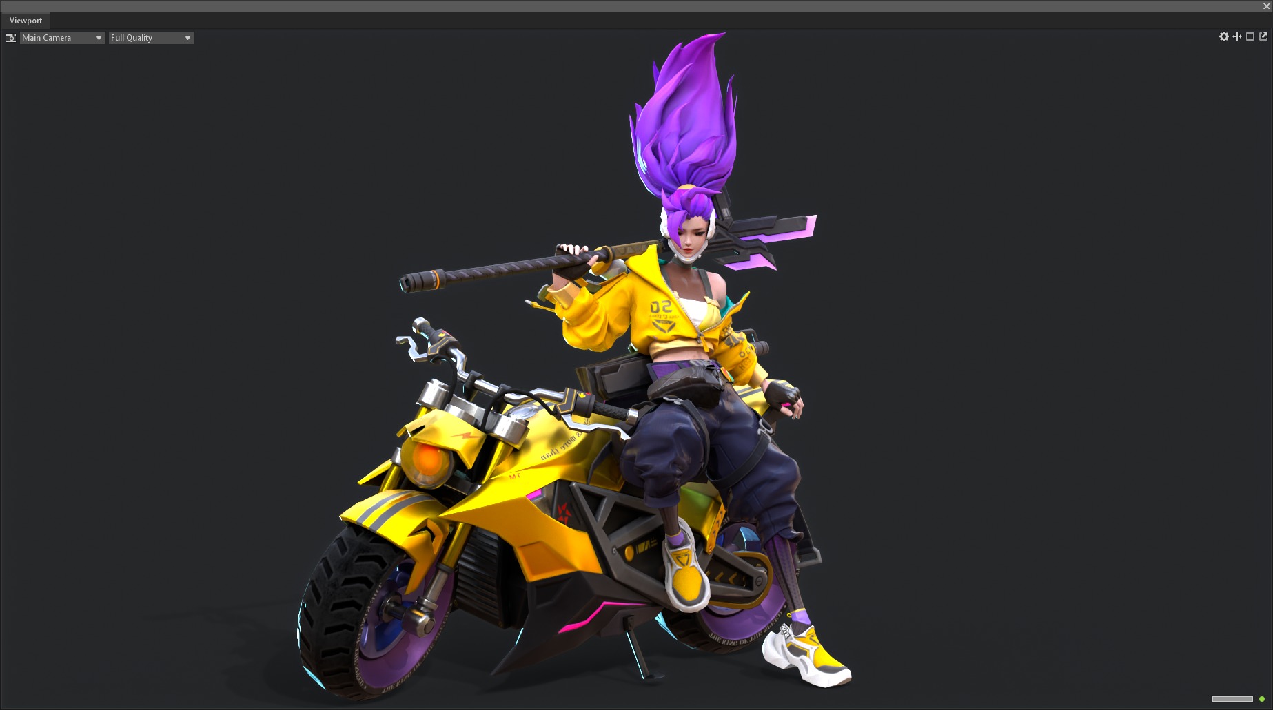 racing driver 3D model_6