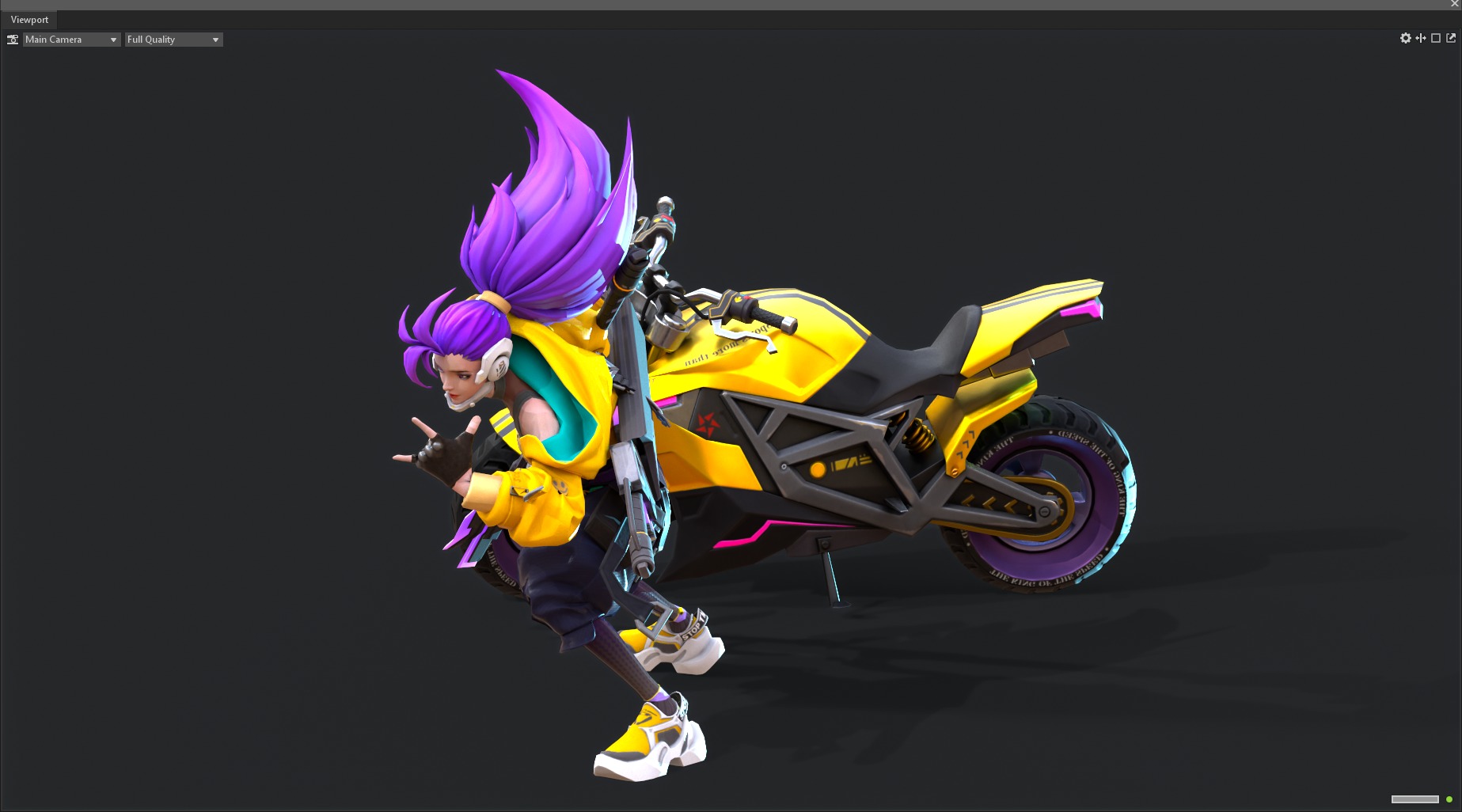 racing driver 3D model_11