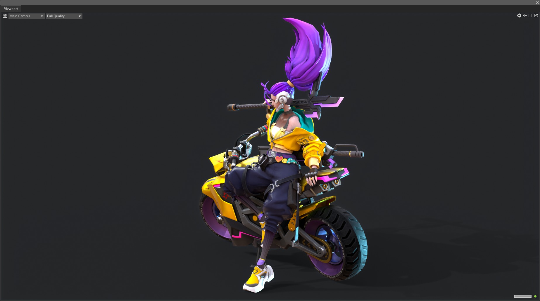 racing driver 3D model_5