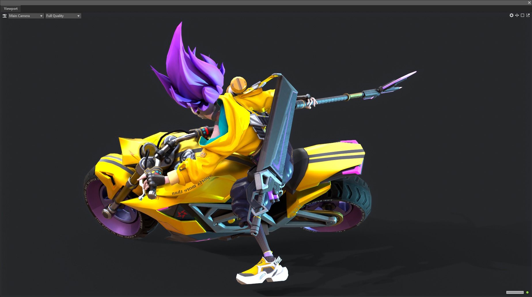 racing driver 3D model_8