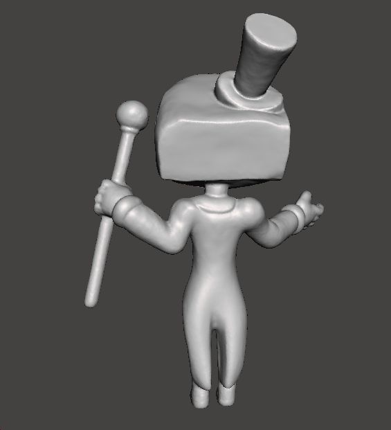 CAINE THE RINGMASTER FIGURE MODEL TOY FOR KIDS PVC SCULPTURE 3D print model_5