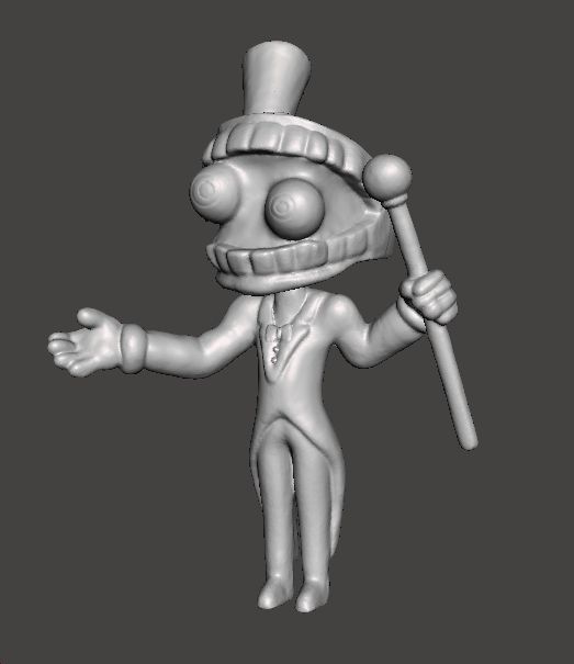 CAINE THE RINGMASTER FIGURE MODEL TOY FOR KIDS PVC SCULPTURE 3D print model_1