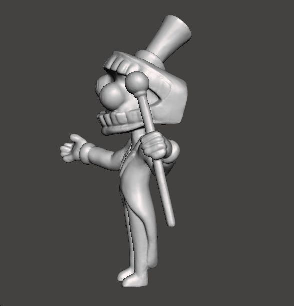 CAINE THE RINGMASTER FIGURE MODEL TOY FOR KIDS PVC SCULPTURE 3D print model_4