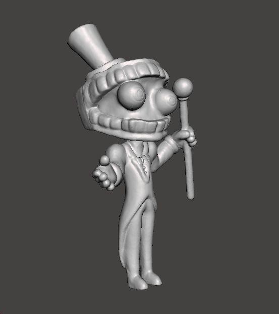 CAINE THE RINGMASTER FIGURE MODEL TOY FOR KIDS PVC SCULPTURE 3D print model_2