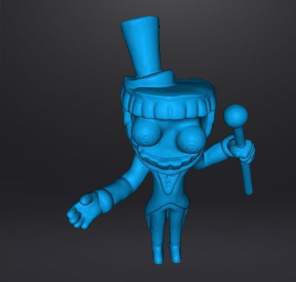 CAINE THE RINGMASTER FIGURE MODEL TOY FOR KIDS PVC SCULPTURE 3D print model_11