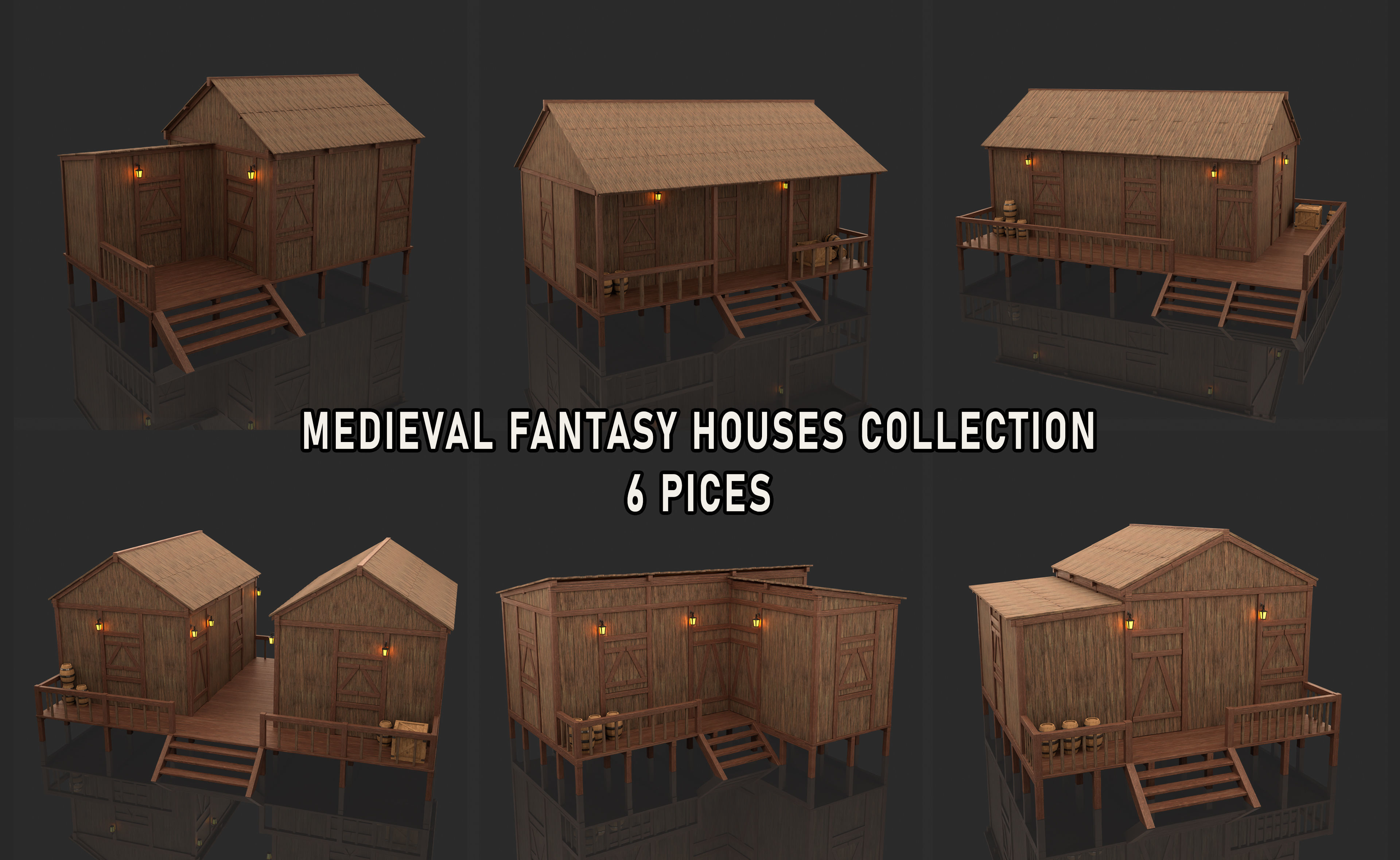 Medieval Fantasy Houses Collection  _8