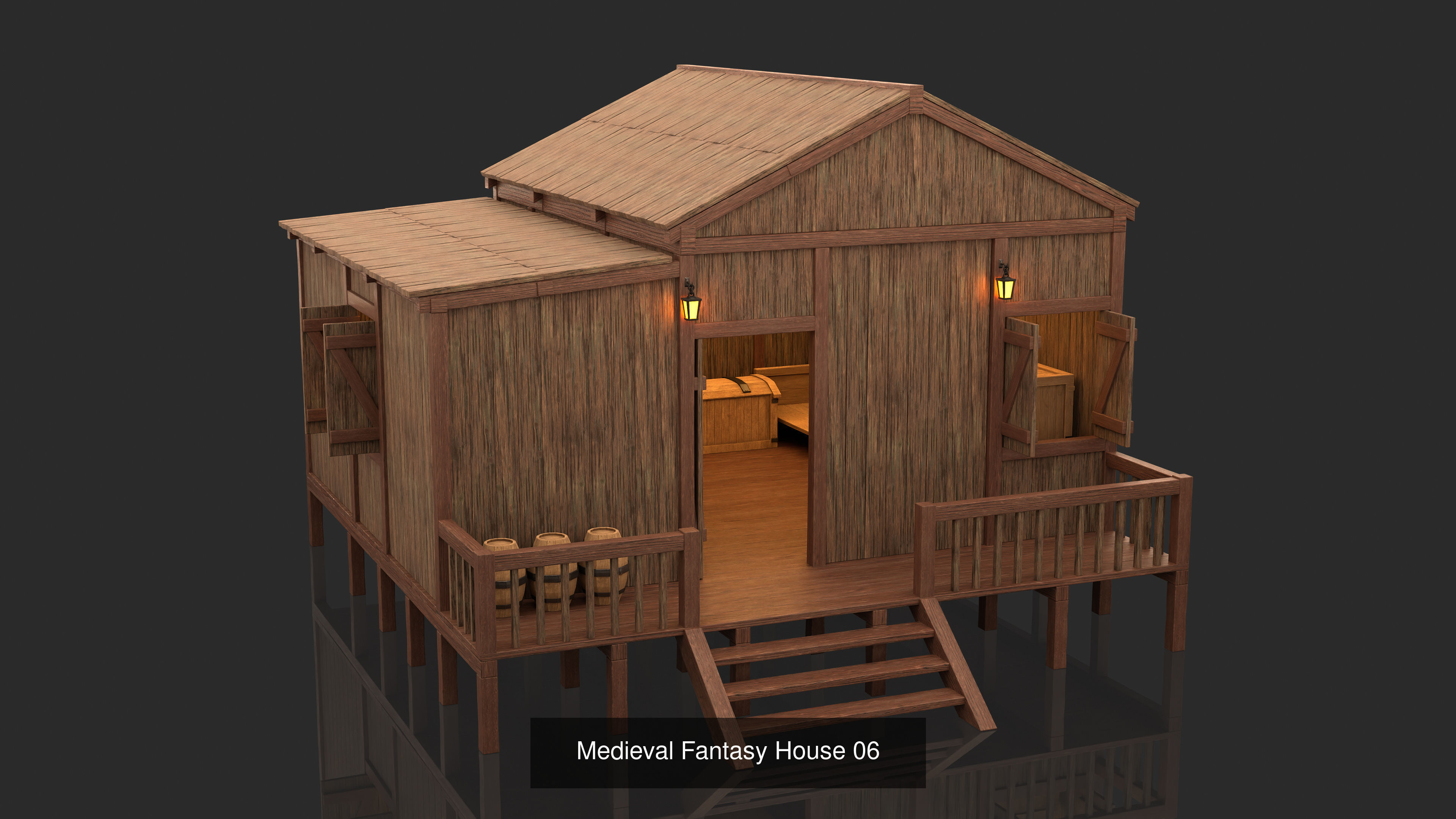 Medieval Fantasy Houses Collection  _24