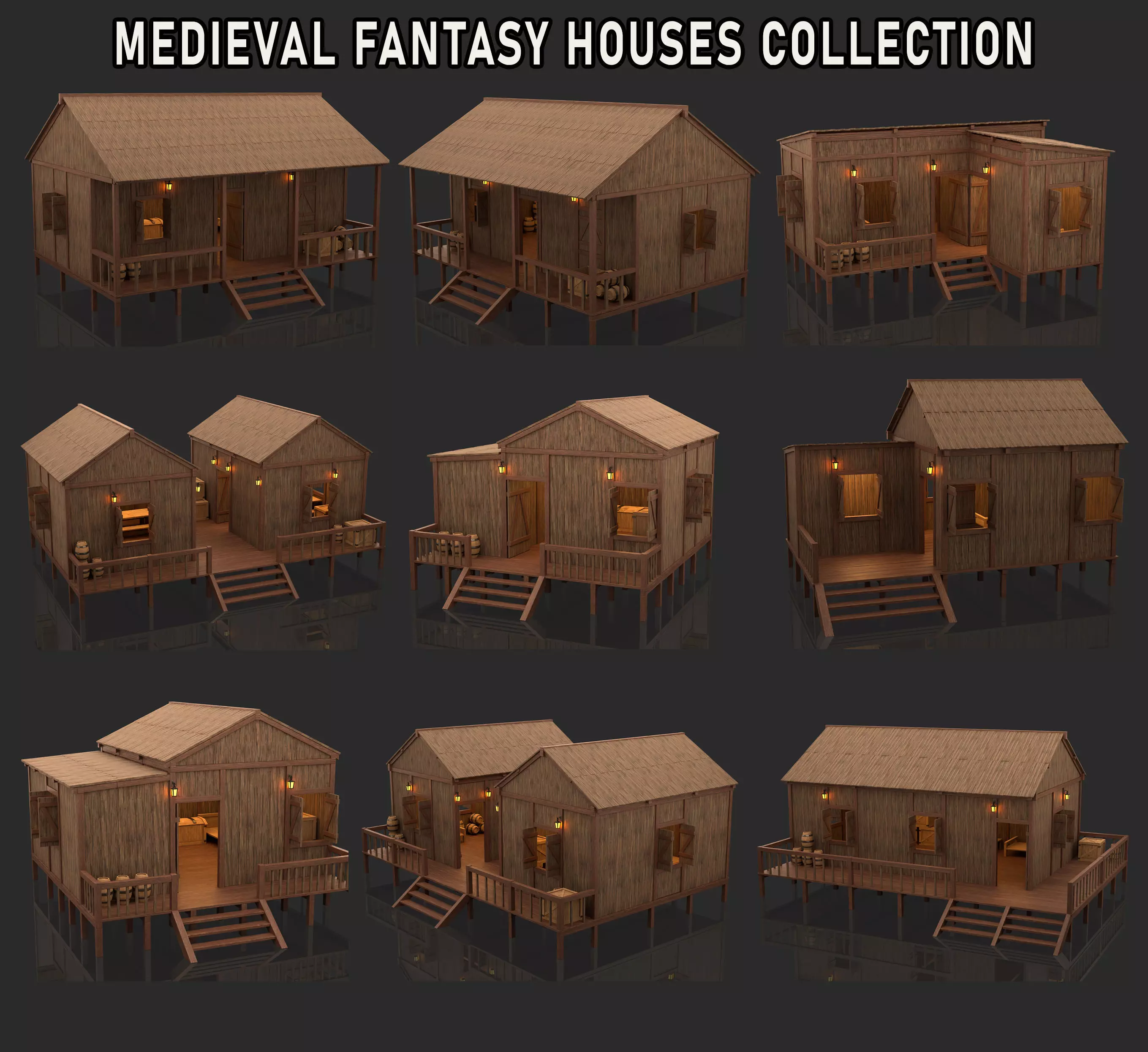 Medieval Fantasy Houses Collection  _0