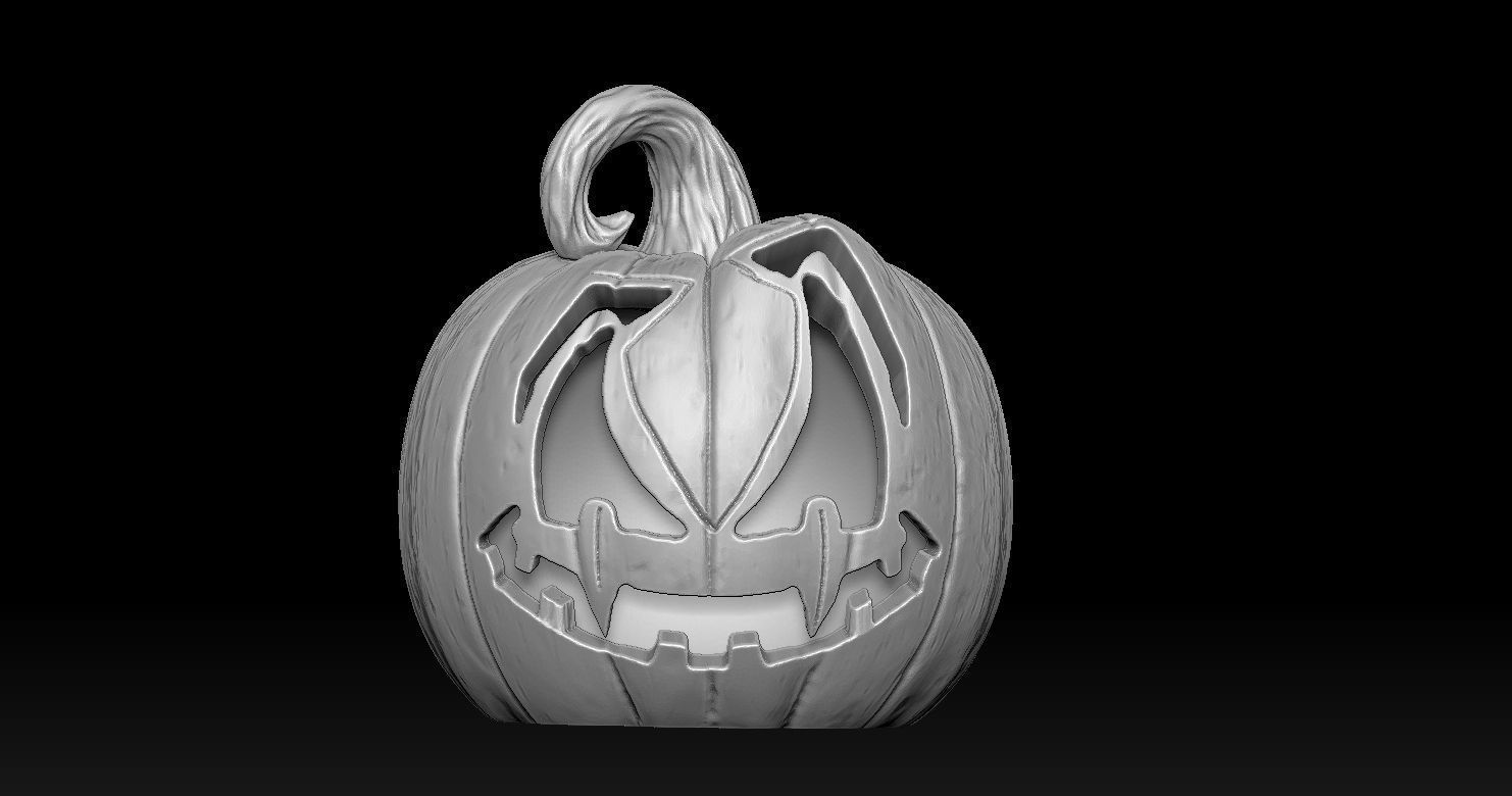 8 Halloween pumpkin charm  Model print 3D PENDANT 3D print model_17