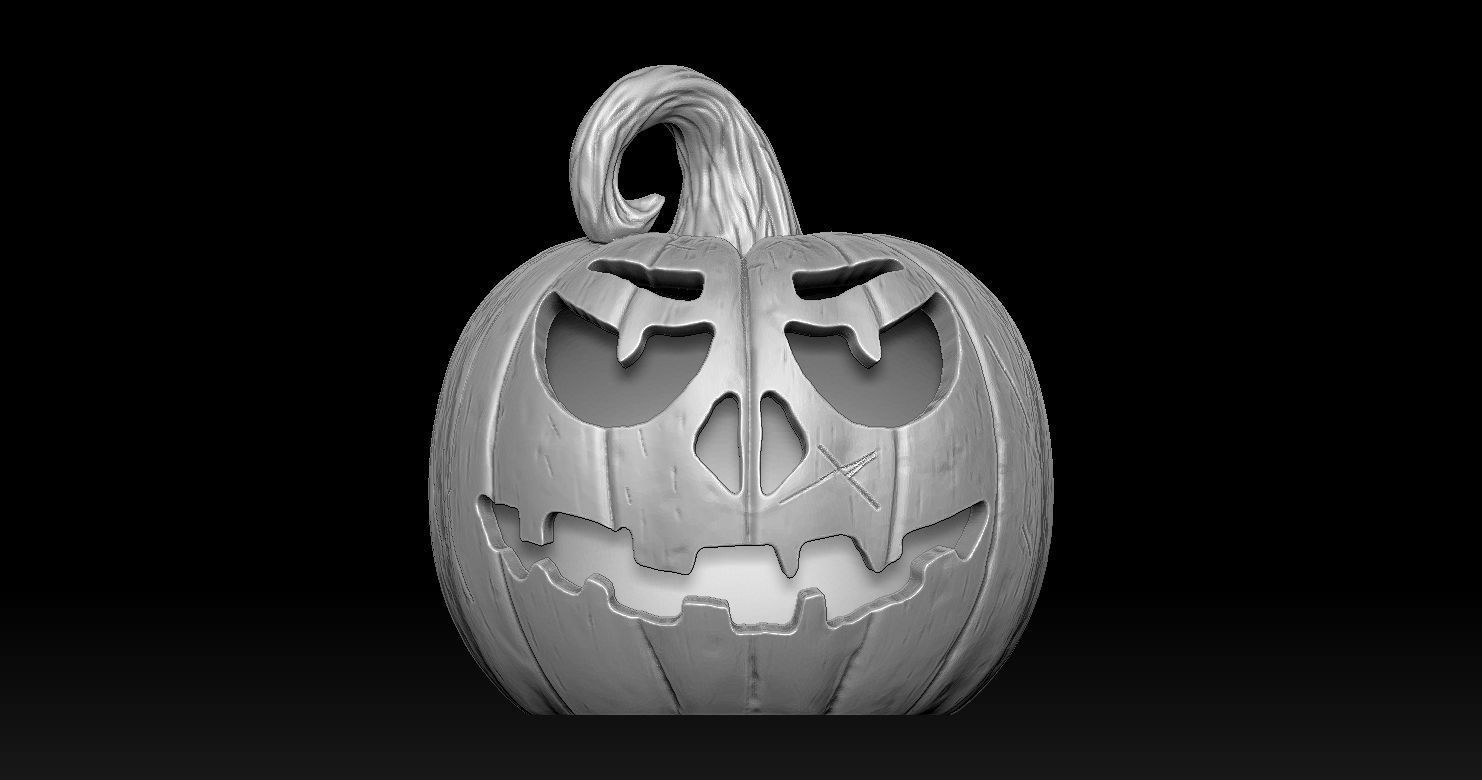 8 Halloween pumpkin charm  Model print 3D PENDANT 3D print model_16