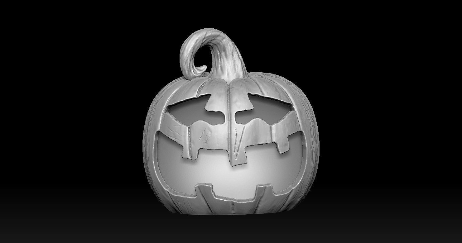 8 Halloween pumpkin charm  Model print 3D PENDANT 3D print model_12