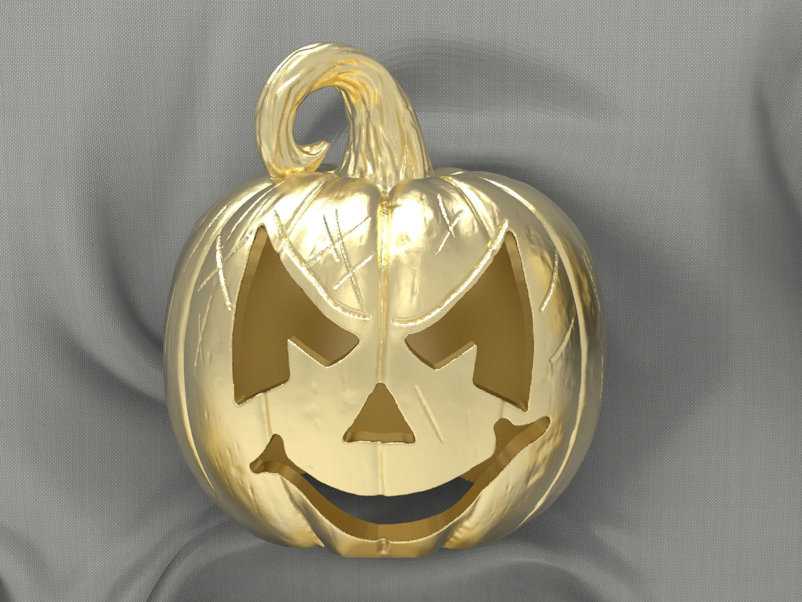 8 Halloween pumpkin charm  Model print 3D PENDANT 3D print model_25