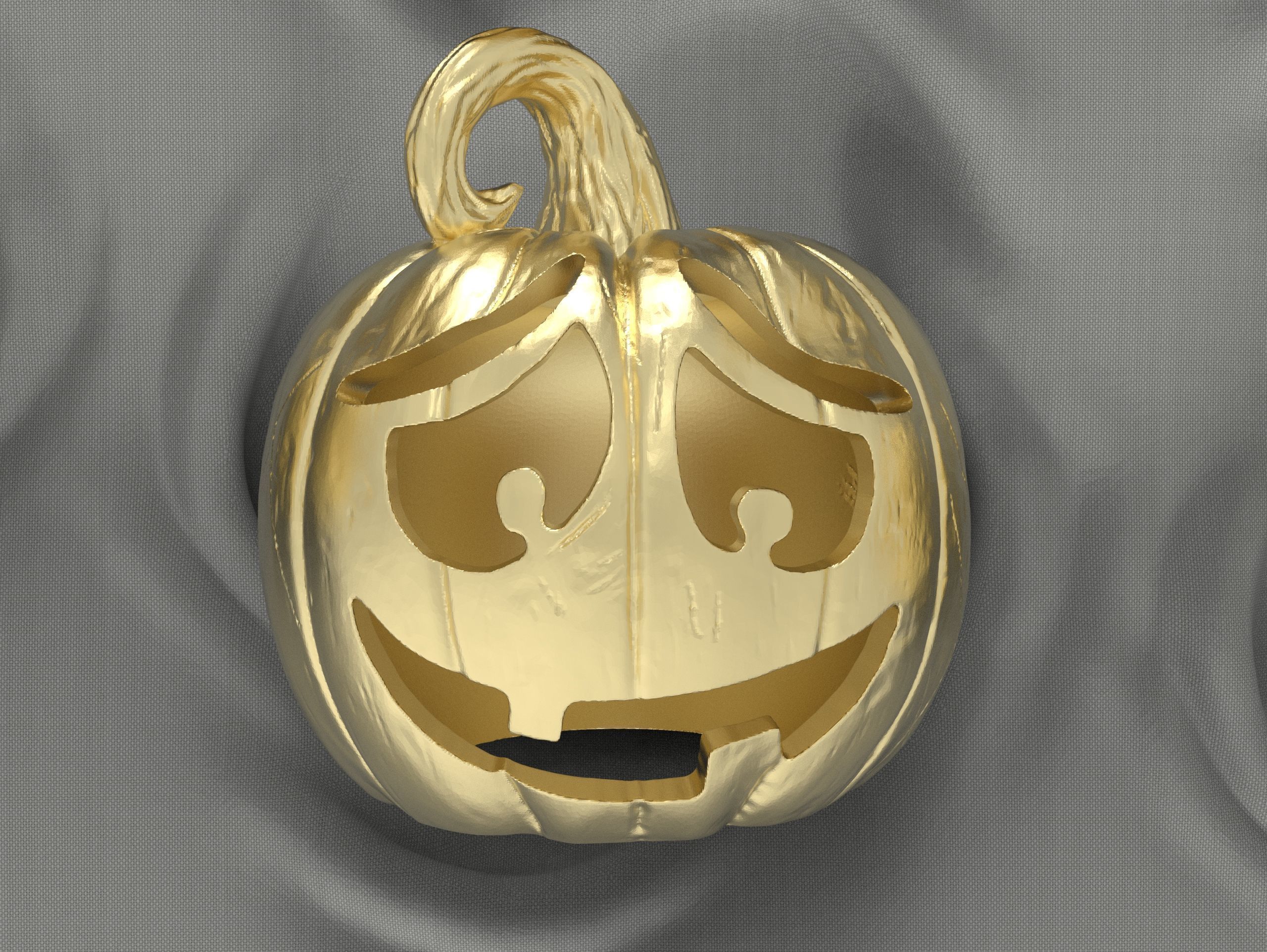 8 Halloween pumpkin charm  Model print 3D PENDANT 3D print model_19