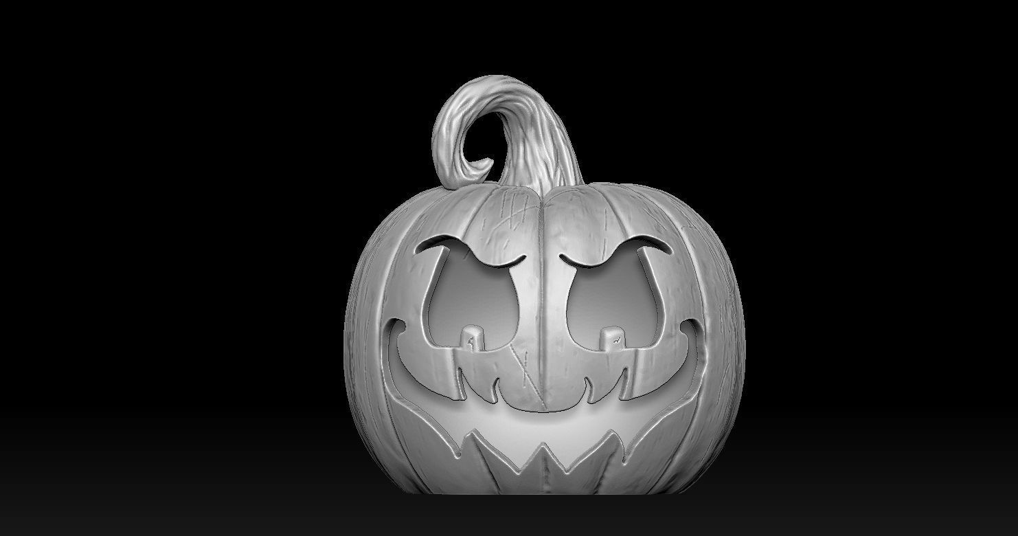 8 Halloween pumpkin charm  Model print 3D PENDANT 3D print model_8