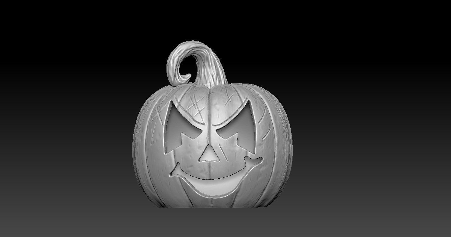 8 Halloween pumpkin charm  Model print 3D PENDANT 3D print model_13
