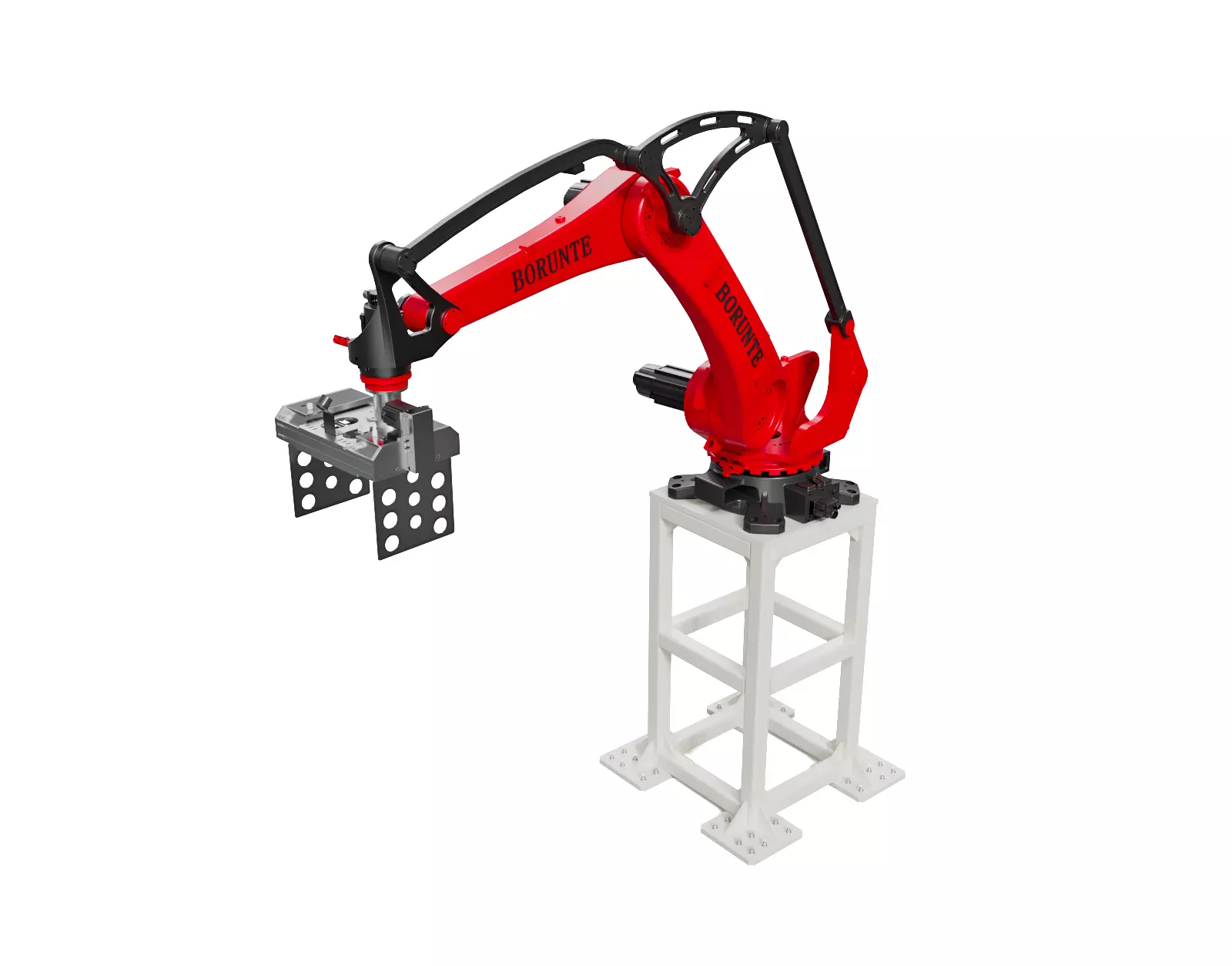 Industrial robotic arm 3D model_0