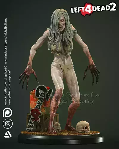 THE WITCH LEFT4 DEAD BY CREATIVE GEEK MB