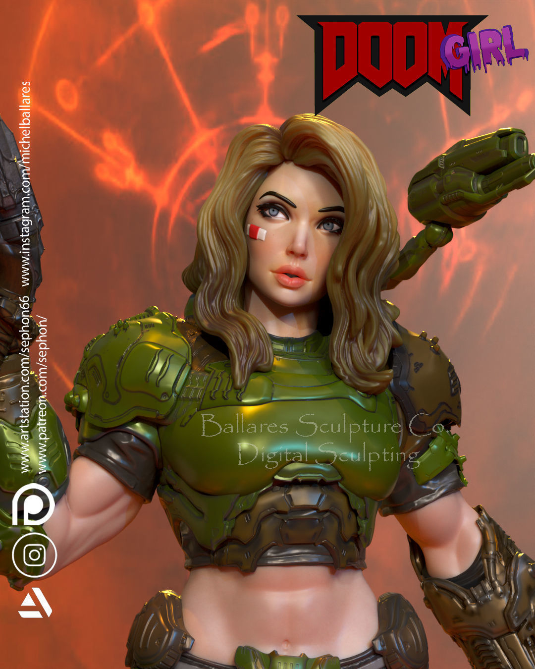 DOOM GIRL BY CREATIVE GEEK MB 3D print model_11