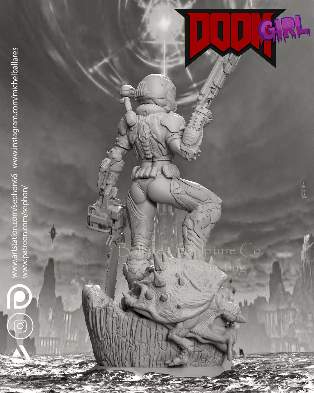 DOOM GIRL BY CREATIVE GEEK MB 3D print model_3