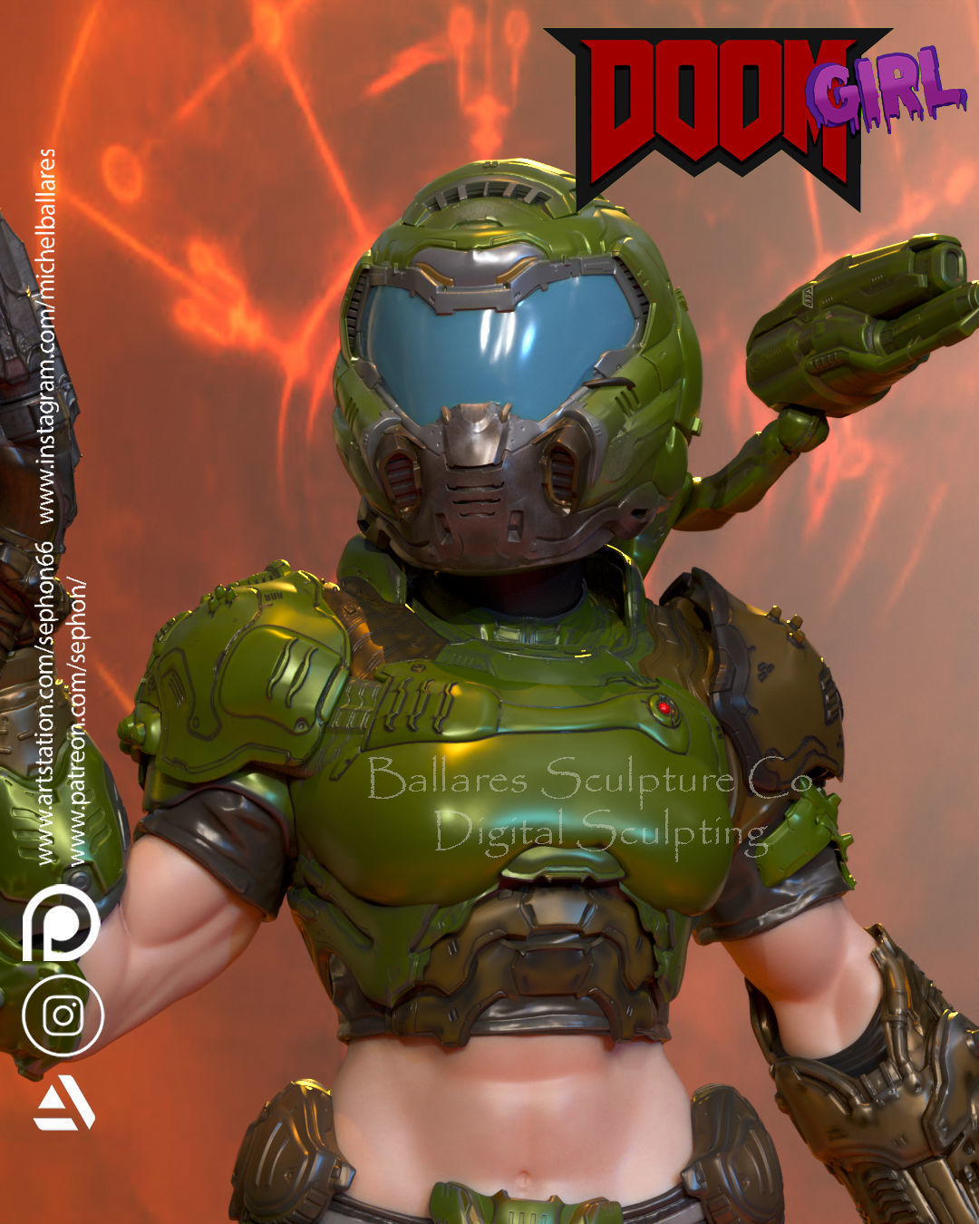 DOOM GIRL BY CREATIVE GEEK MB 3D print model_10