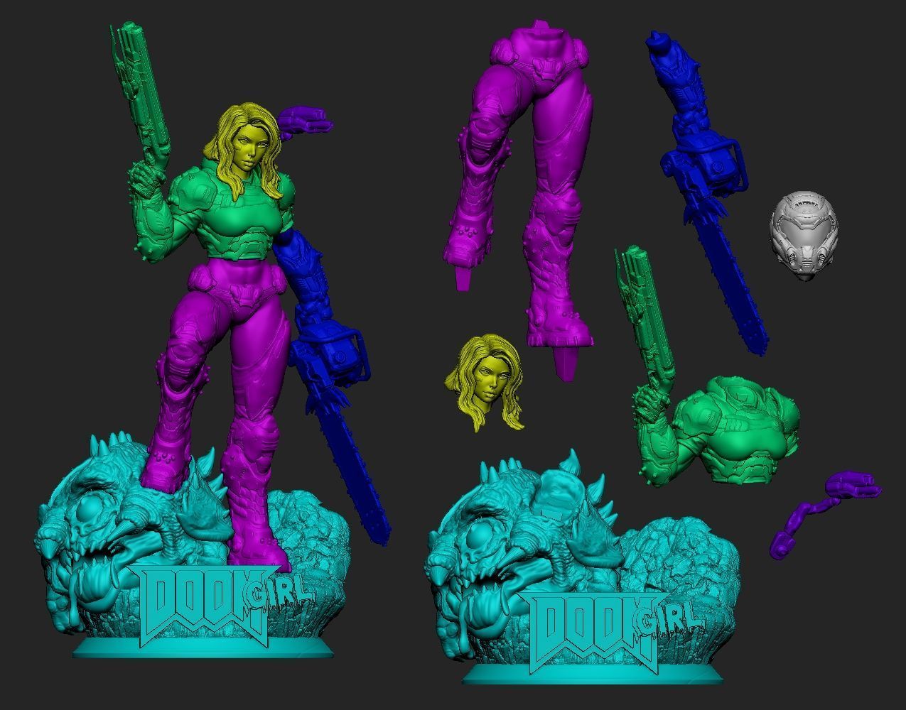 DOOM GIRL BY CREATIVE GEEK MB 3D print model_15