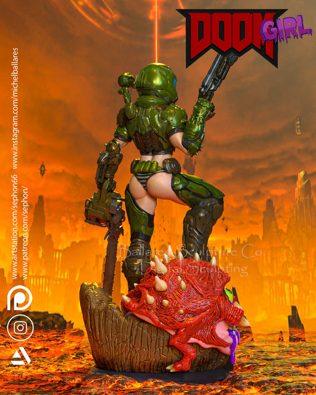 DOOM GIRL BY CREATIVE GEEK MB 3D print model_7