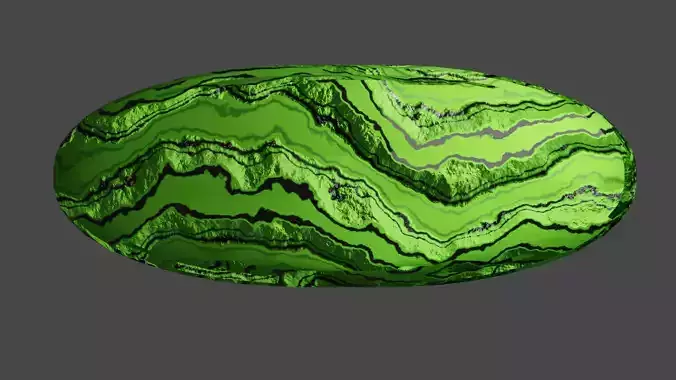 Bread with material looks like cucumber peel 