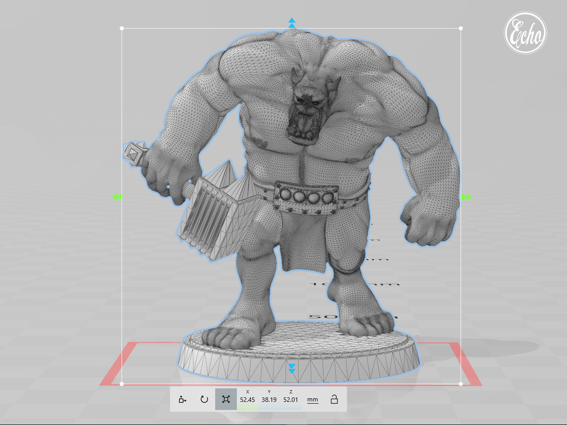Orc 1 3D print model_2