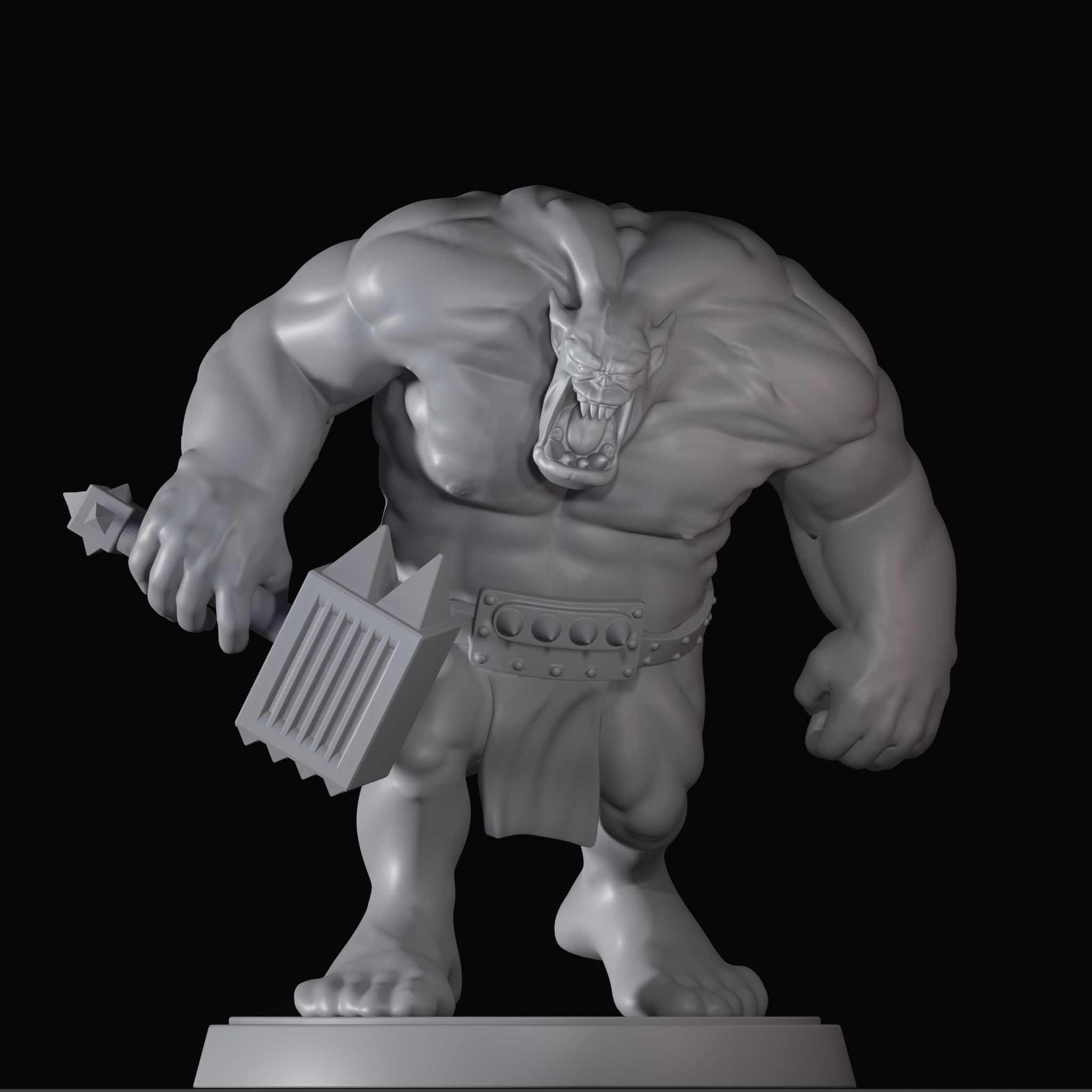 Orc 1 3D print model_3