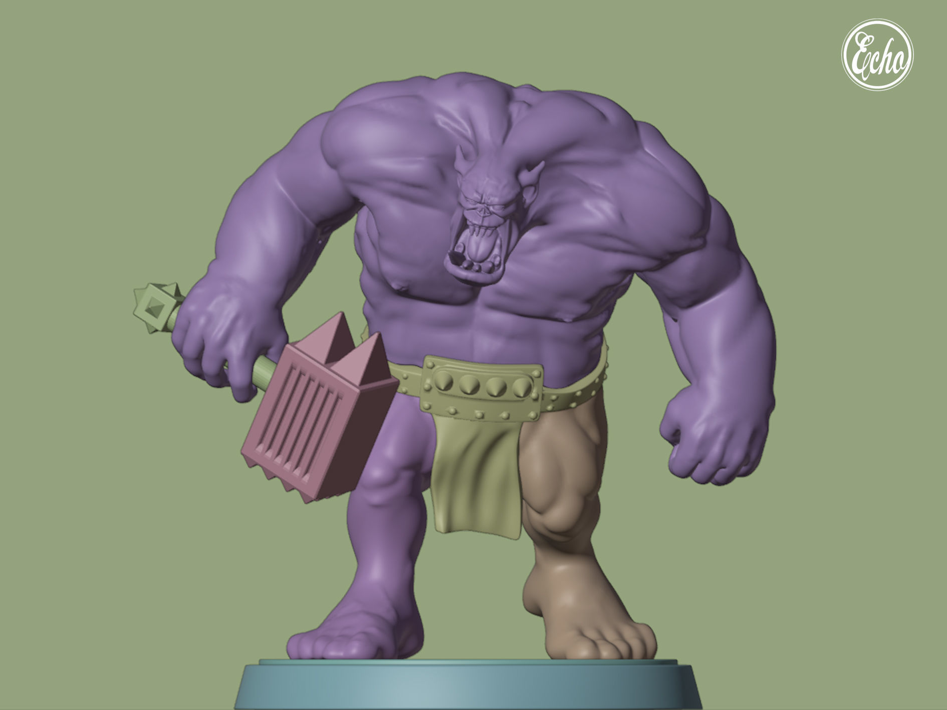 Orc 1 3D print model_1