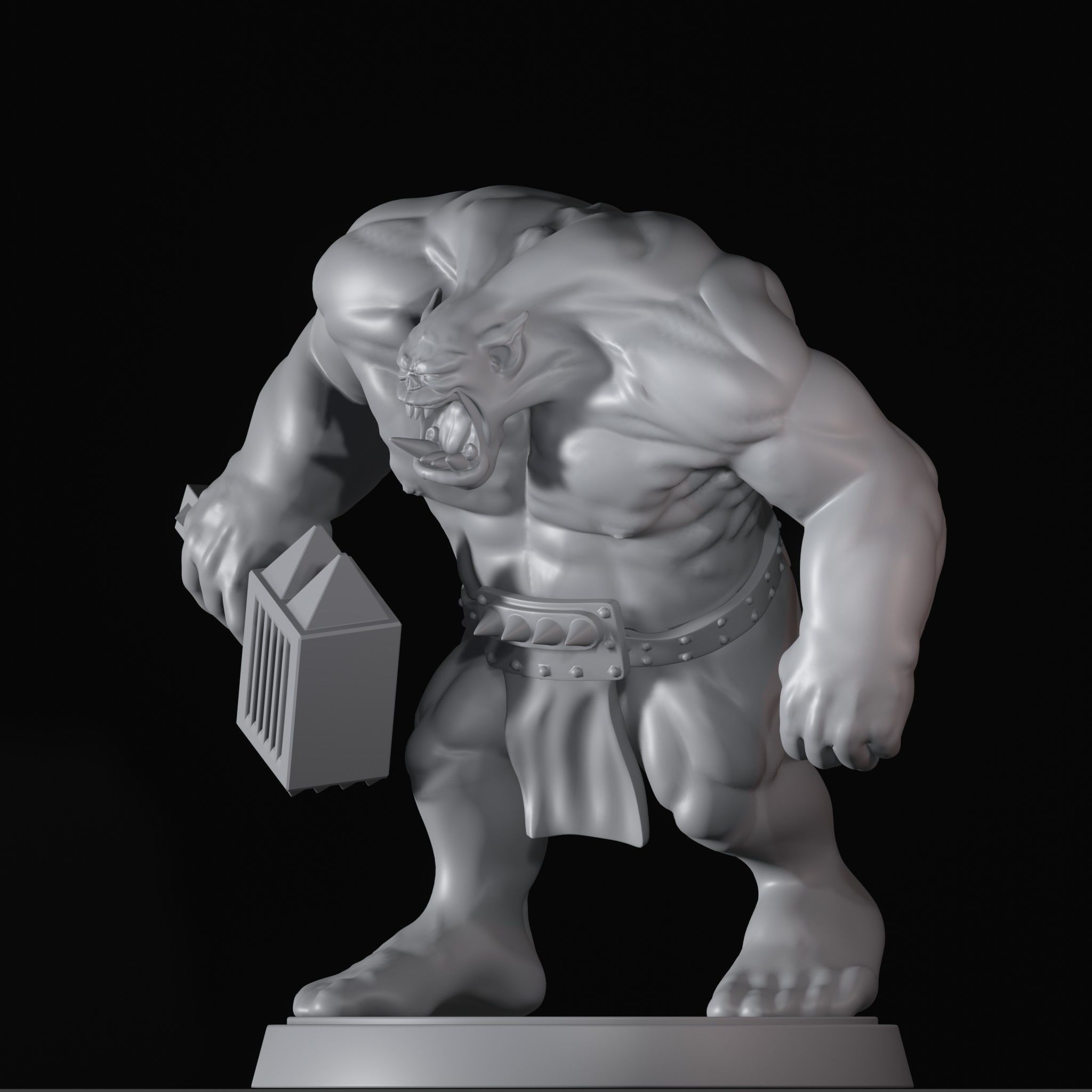 Orc 1 3D print model_6