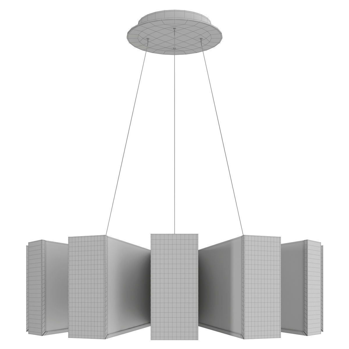 Chronos LED Pendant 3D model_1
