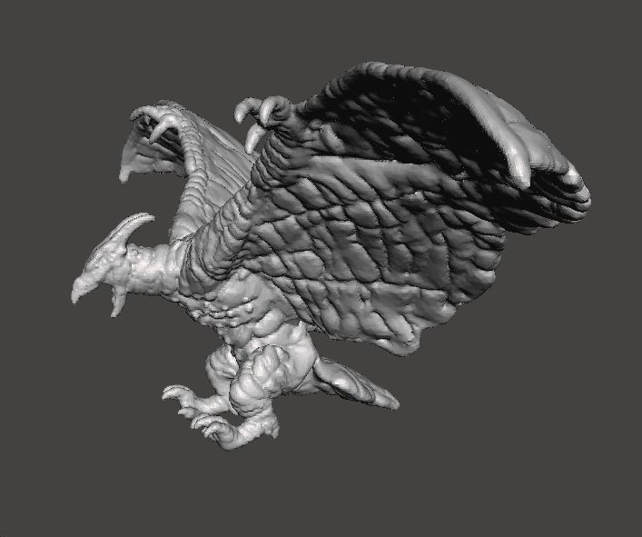 RODAN 2019 KAIJU MONSTER MINIATURE MODEL FANTASY GAMES RPG DND 3D print model_7