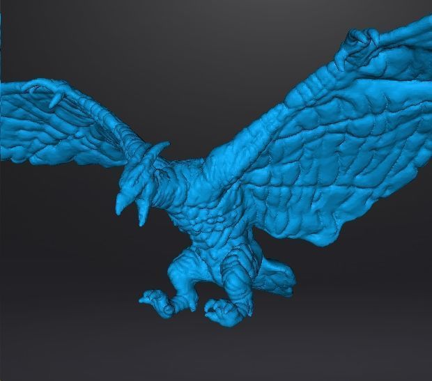 RODAN 2019 KAIJU MONSTER MINIATURE MODEL FANTASY GAMES RPG DND 3D print model_13