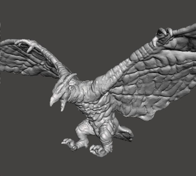 RODAN 2019 KAIJU MONSTER MINIATURE MODEL FANTASY GAMES RPG DND 3D print model_1