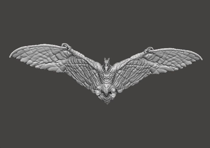 RODAN 2019 KAIJU MONSTER MINIATURE MODEL FANTASY GAMES RPG DND 3D print model_10