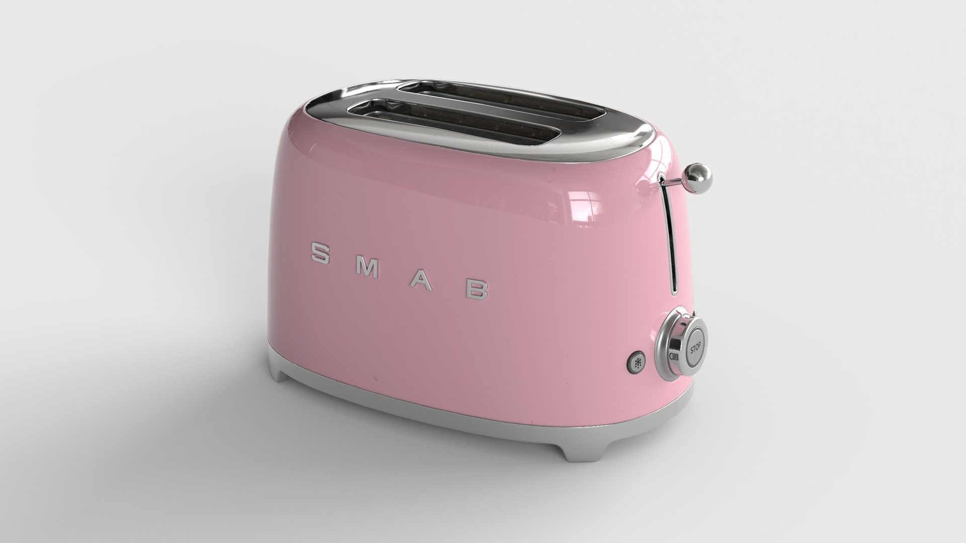 Toaster Low-poly 3D model_24