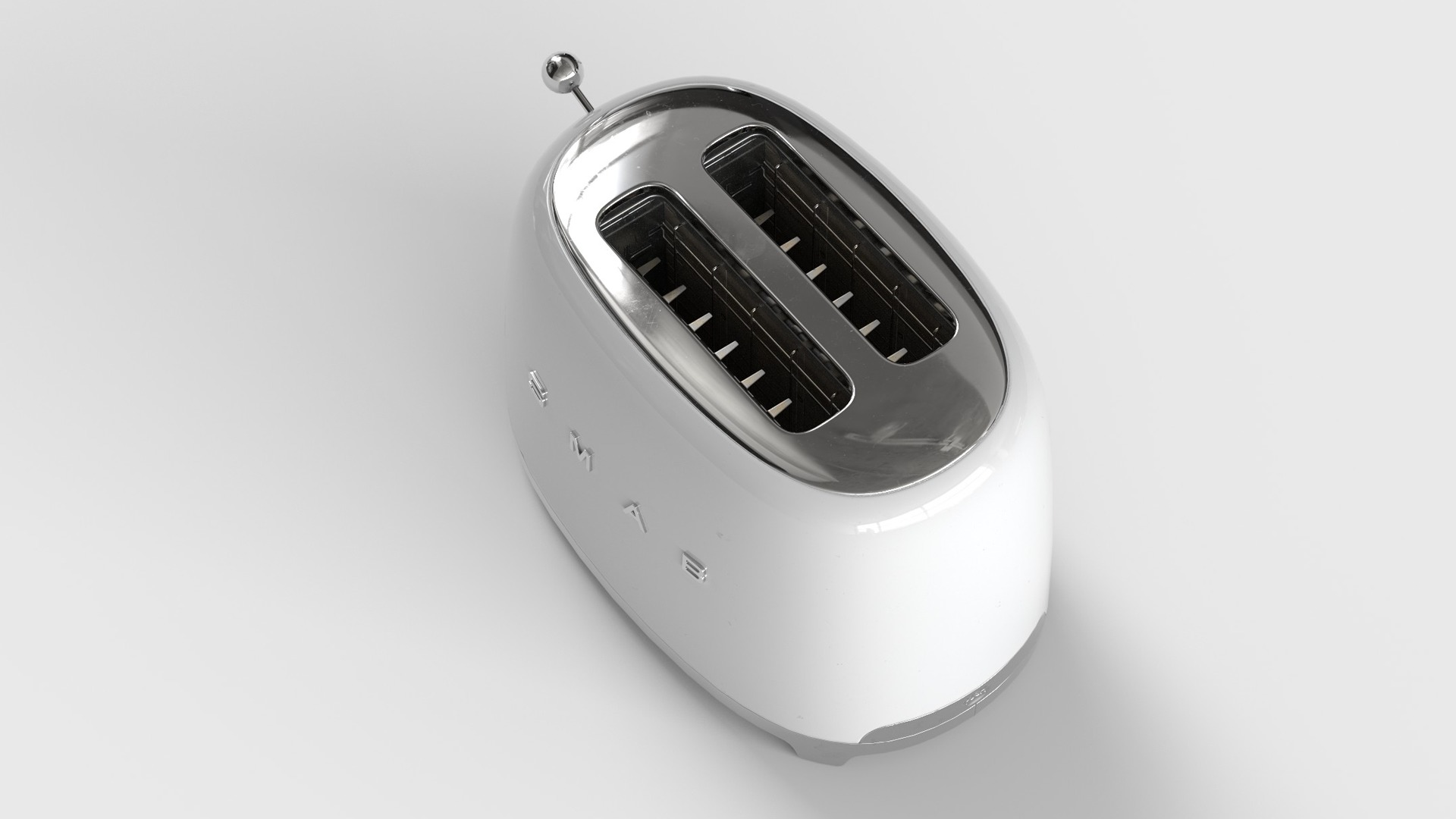 Toaster Low-poly 3D model_8