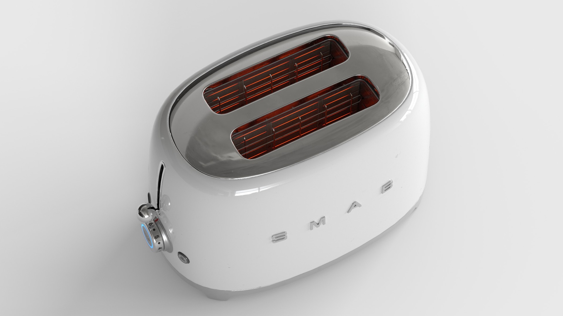 Toaster Low-poly 3D model_2