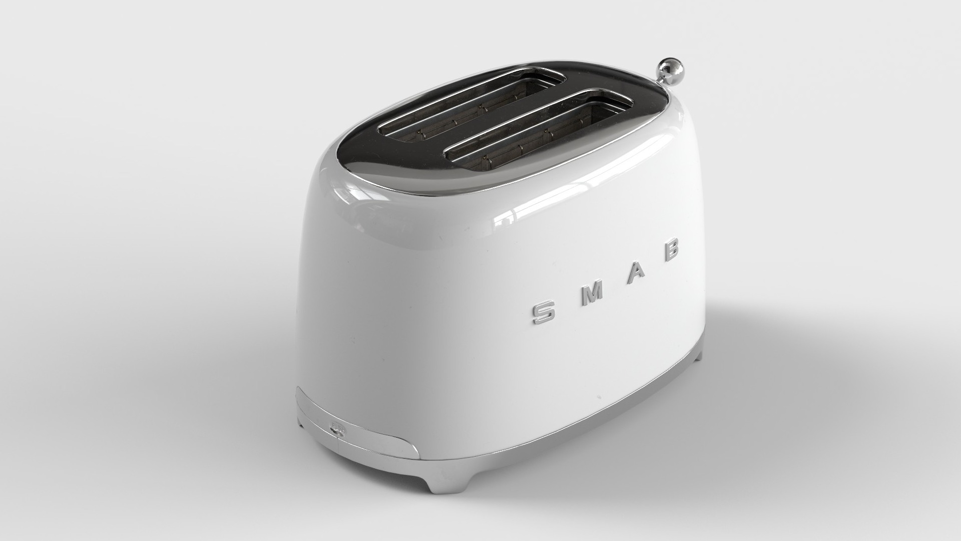 Toaster Low-poly 3D model_6