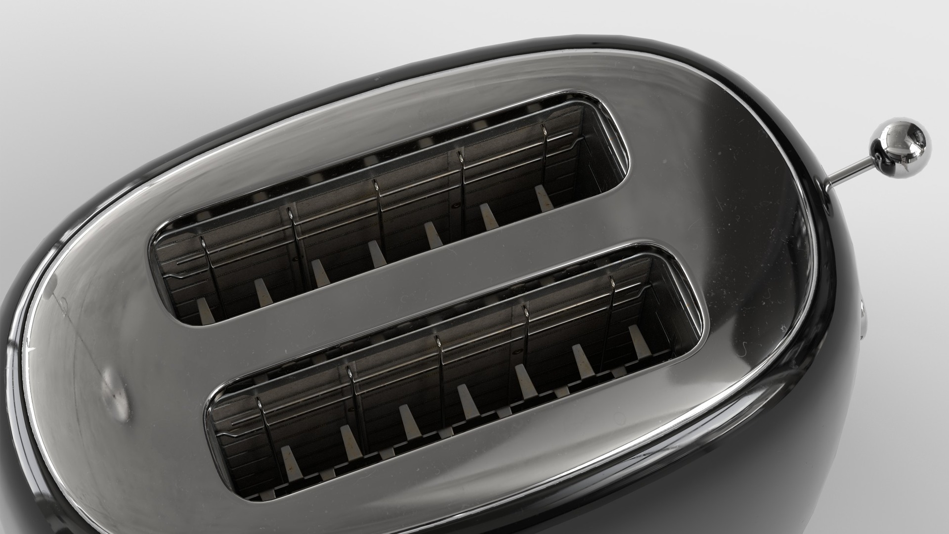 Toaster Low-poly 3D model_11