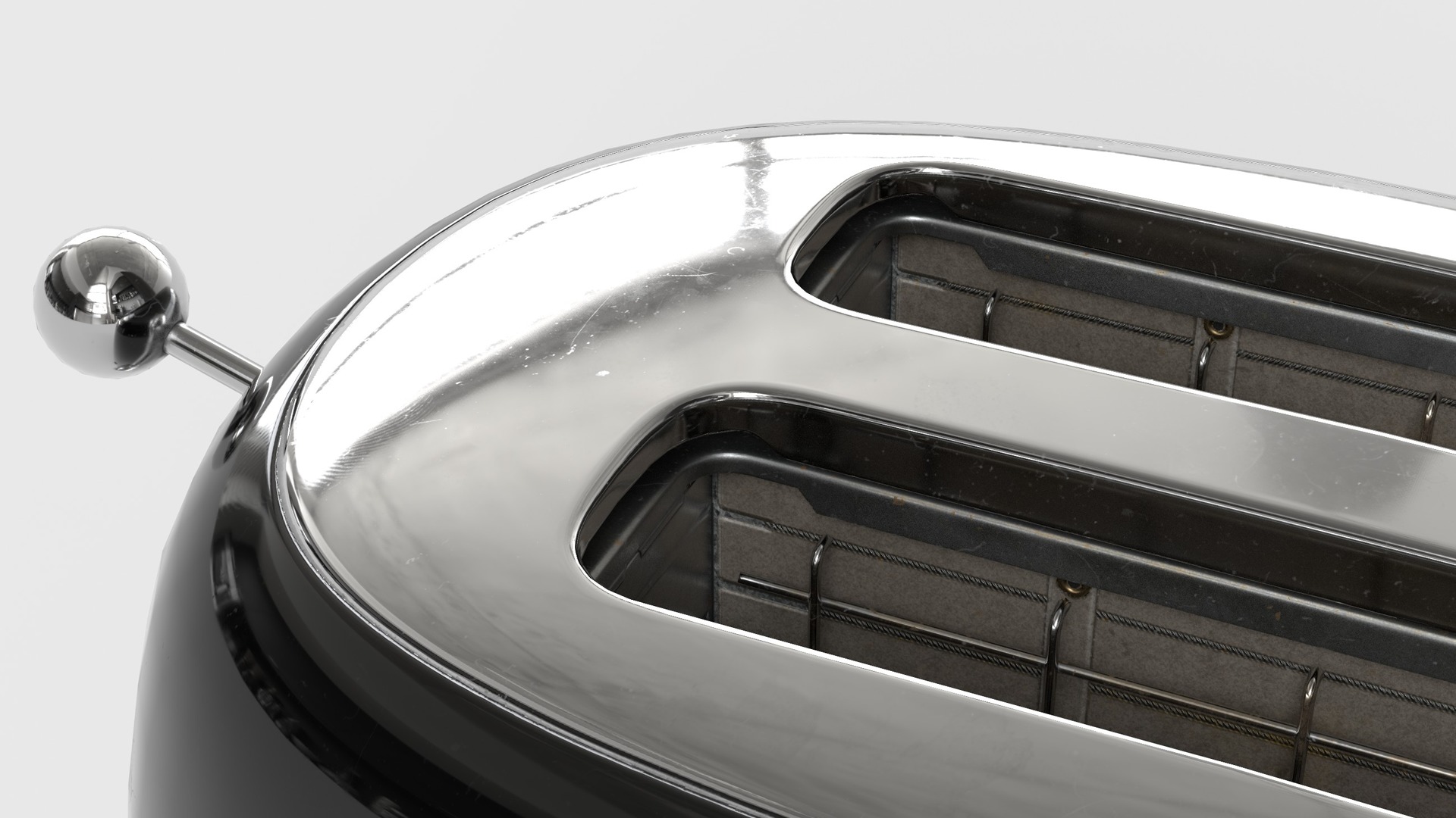 Toaster Low-poly 3D model_13