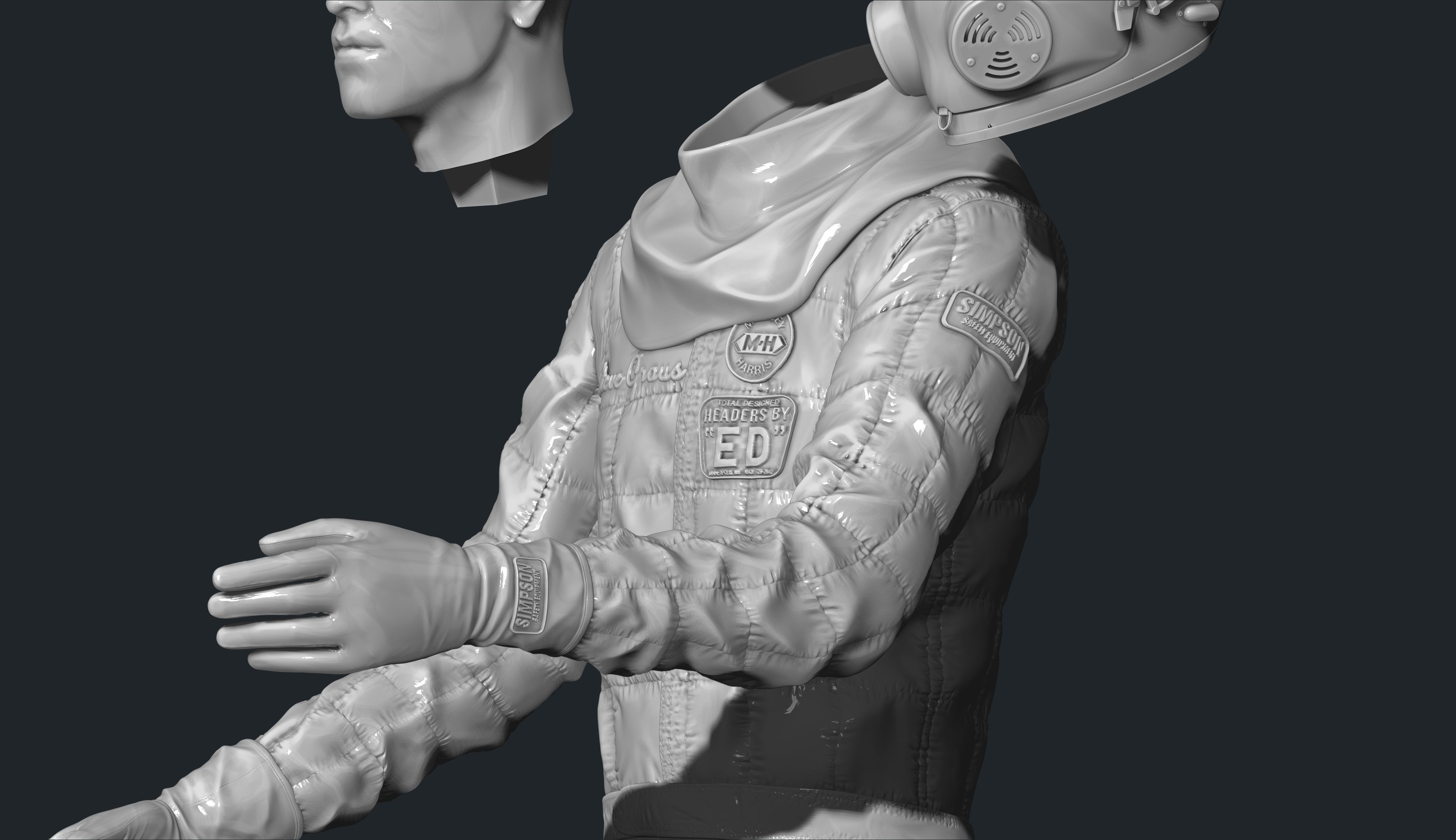 Hemi Kentuckian Tractor Driver 3D print model_16