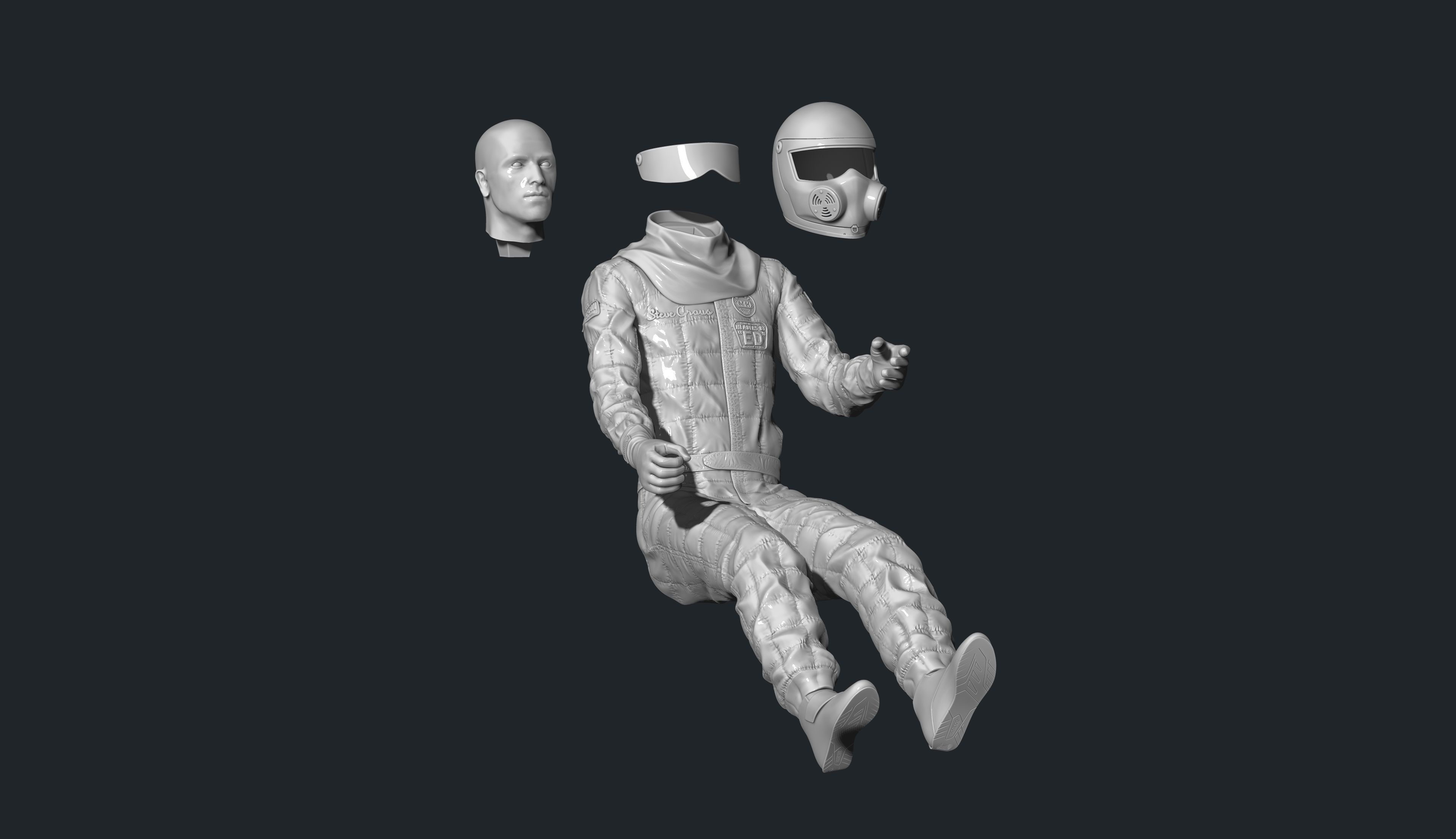 Hemi Kentuckian Tractor Driver 3D print model_15